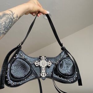 Black Cross Purse